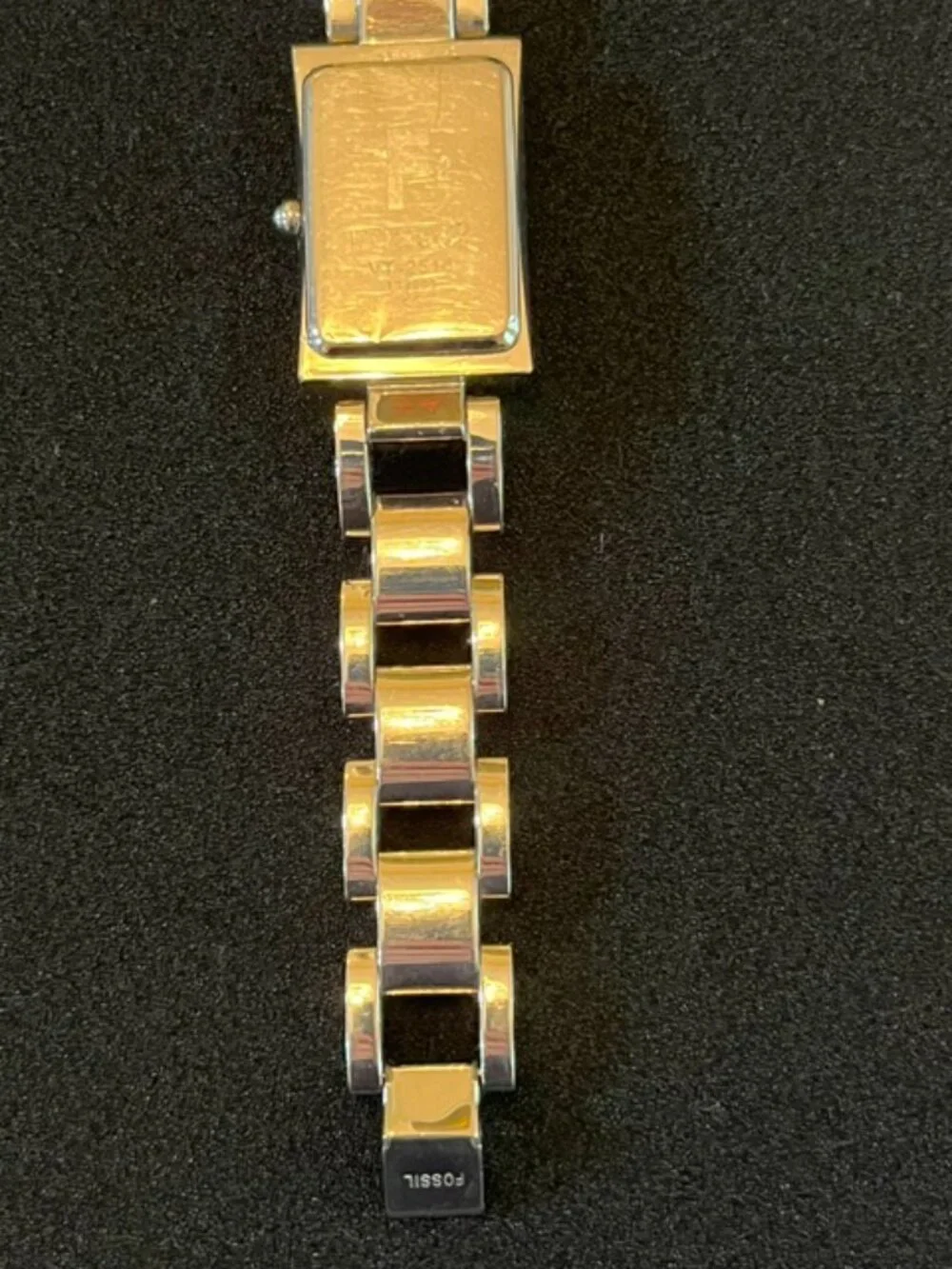 FOSSIL | F2 Vintage Silver-Tone Bracelet Watch Sporty Classic-EUC-NEW Battery
